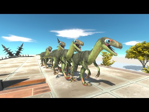 All Units Escape from Deadly Spike Windmill - Animal Revolt Battle Simulator