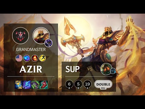 Azir Support vs Nautilus - NA Grandmaster Patch 11.15