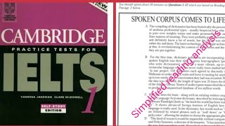 IELTS Cambridge 1 reading 3.1 analysis - Spoken corpus comes to life