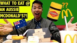 AUSSIE MCDONALD'S (MACCAS) - What's On The Menu?! Vegemite??