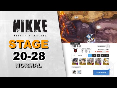 Stage 20-28 Normal Mode | Goddess of Victory: Nikke