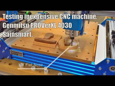Testing inexpensive CNC machine Genmitsu PROVerXL 4030 / Sainsmart. Is it possible to make inlay?