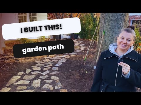 🪨 How to Build a Natural Stepping Stone Path (No Edging, Root-Safe!) 🪨