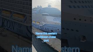 Where is Icon of the Seas docked in this video?  #royalcaribbean #iconoftheseas #travel #cruiseship