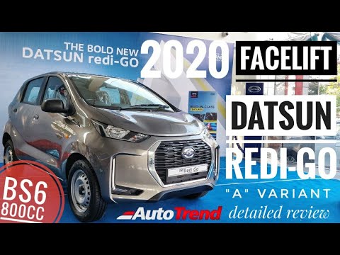 2020 Datsun Redi-Go A Variant - Most Detailed Walkaround Review #AutoTrend !!