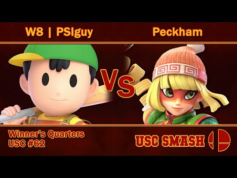 USC Smash Biweekly #62 W8 | PSIguy (Ness) vs Peckham (Min Min)