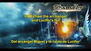 LT's Rhapsody - Of Michael The Archangel And Lucifer's Fall (Lyrics &amp; Sub. Español)