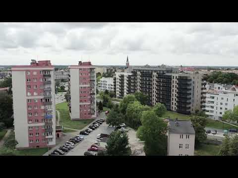 Elbląg - video nagrane dronem - ulica Grunwaldzka - JAVA Architekci