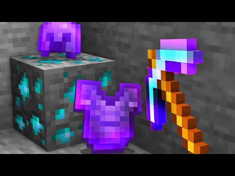 Minecraft, But Ores Drop OP Items...