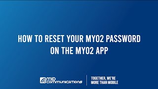 How To Reset Your MyO2 Password On The MyO2 App
