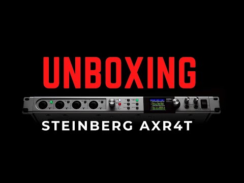 Unboxing the Steinberg AXR4T audio interface