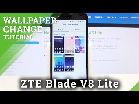 How to Change Wallpaper in ZTE Blade V8 Lite – Find Wallpaper Section