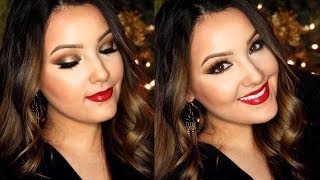 Classic Christmas Glam Makeup Tutorial | Amanda Ensing