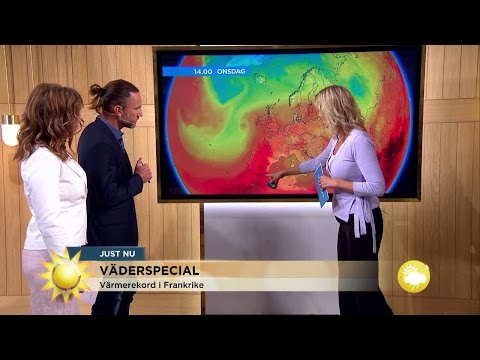 Värmerekord i Frankrike: "46 grader i september!" - Nyhetsmorgon (TV4)