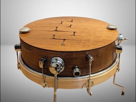 American Percussion 18" x 5" Slit Marimba Snare Drum 2025 - natural ( will ship ) image 2