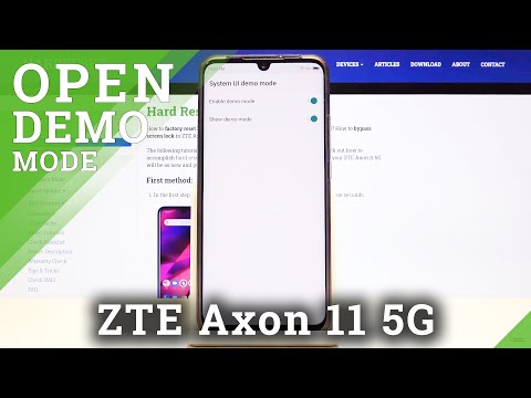 How to Turn On Demo Mode in ZTE Axon 11 5G – Show Demo Mode