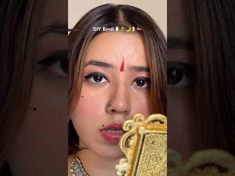 I made LIQUID BINDI at home🪞🌙🪔🕯️⚜️