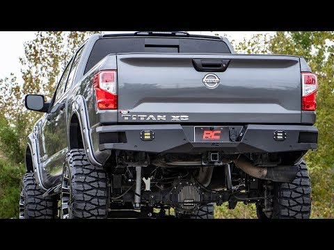 2016-20 Nissan Titan XD Rear LED Bumper by Rough Country