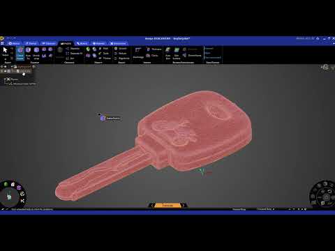 Conversion of stl files to solid  using ansys discovery for reverse engineering