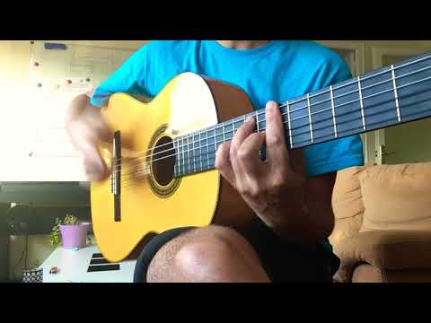 Flamenco easy Amazing rumba rasgueo with golpe