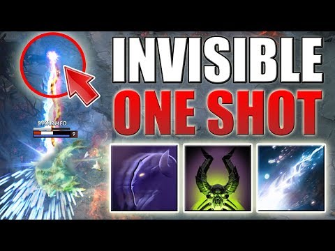 Invisible One Shot Combo [Riki Invis + Decrepify + Laguna Blade] Dota 2 Ability Draft