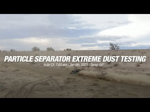 Extreme Field Testing for Particle Separator V2 (Fender Mounted) for Pro XP and Turbo R