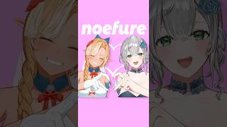 ラブラブノエフレ描きました！！！心予報と合いすぎ！！！#イラストメイキング #イラスト #白銀ノエル #不知火フレア #ホロライブ