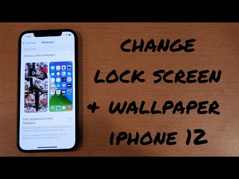 how to change wallpaper/ lock screen iphone 12, 12 mini, 12 pro, 12 pro max.