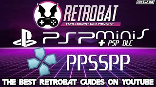 Retrobat ☆ PSP Minis and DLC Setup Guide  #retrobat #psp #emulator