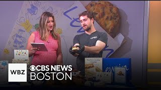 Levain Bakery serving World Cup inspired ice cream cookie sandwiches in Boston
