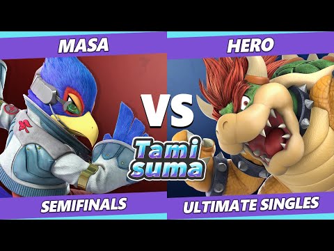 TAMISUMA 231 Semifinals - MASA (Falco) Vs. Hero (Bowser) SSBU Smash Ultimate