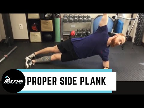 How to Perform a Proper Side Plank | San Diego Chiropractic and Functional Fitness