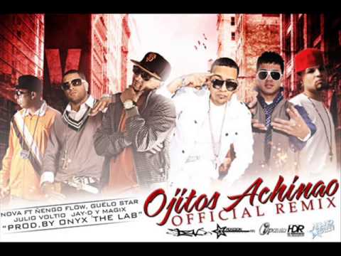 Ojitos Achinao - Nova Ft Ñengo Flow, Mas (Oficial Remix)