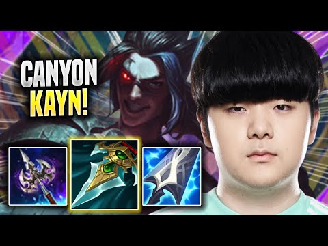 CANYON CRAZY GAME WITH KAYN! - DK Canyon Plays Kayn JUNGLE vs Karthus! | Season 2022