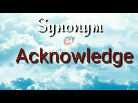 Acknowledged Synonym