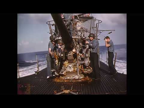 US SUBMARINE ATTACKS JAPANESE SHIPS 1945 PACIFIC COLOR HD [ WWII Documentary ]