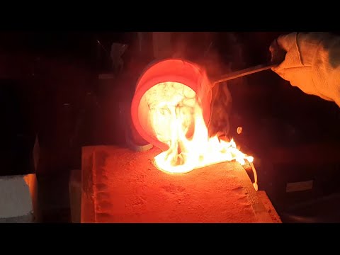 Casting a Shibuichi Knife and Ingot using a Copper Silver alloy