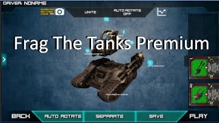 تحميل اللعبة المثيرة  Frag The Tanks Premium كامله ومهكرة للاندرويد// نقو لا تنتهى