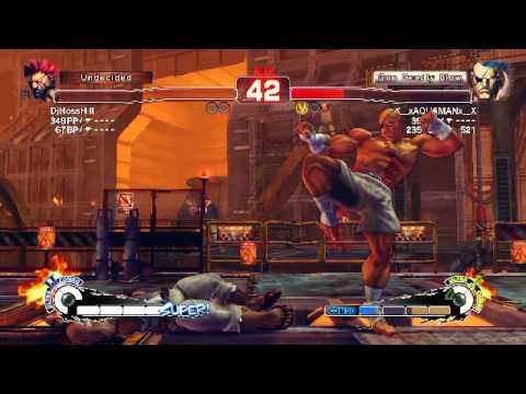 Akuma vs Sagat(me) Ranked Match USF4