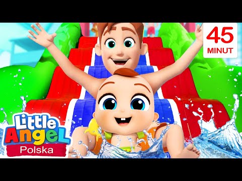 Nie, nie, boję się - Zabawa w parku wodnym + więcej | Piosenki Dla Dzieci | Little Angel Po Polsku