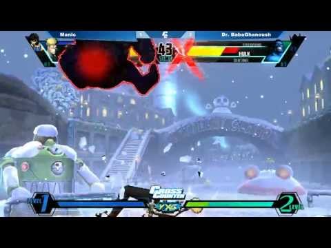 Cross Counter LIVE : VXG Qualifier : UMvC3 : Manic vs. Dr. BabaGhanoush