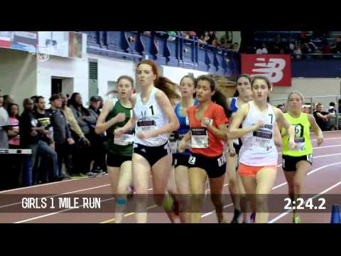 Girls Mile Section 1 - New Balance Nationals Indoor 2013
