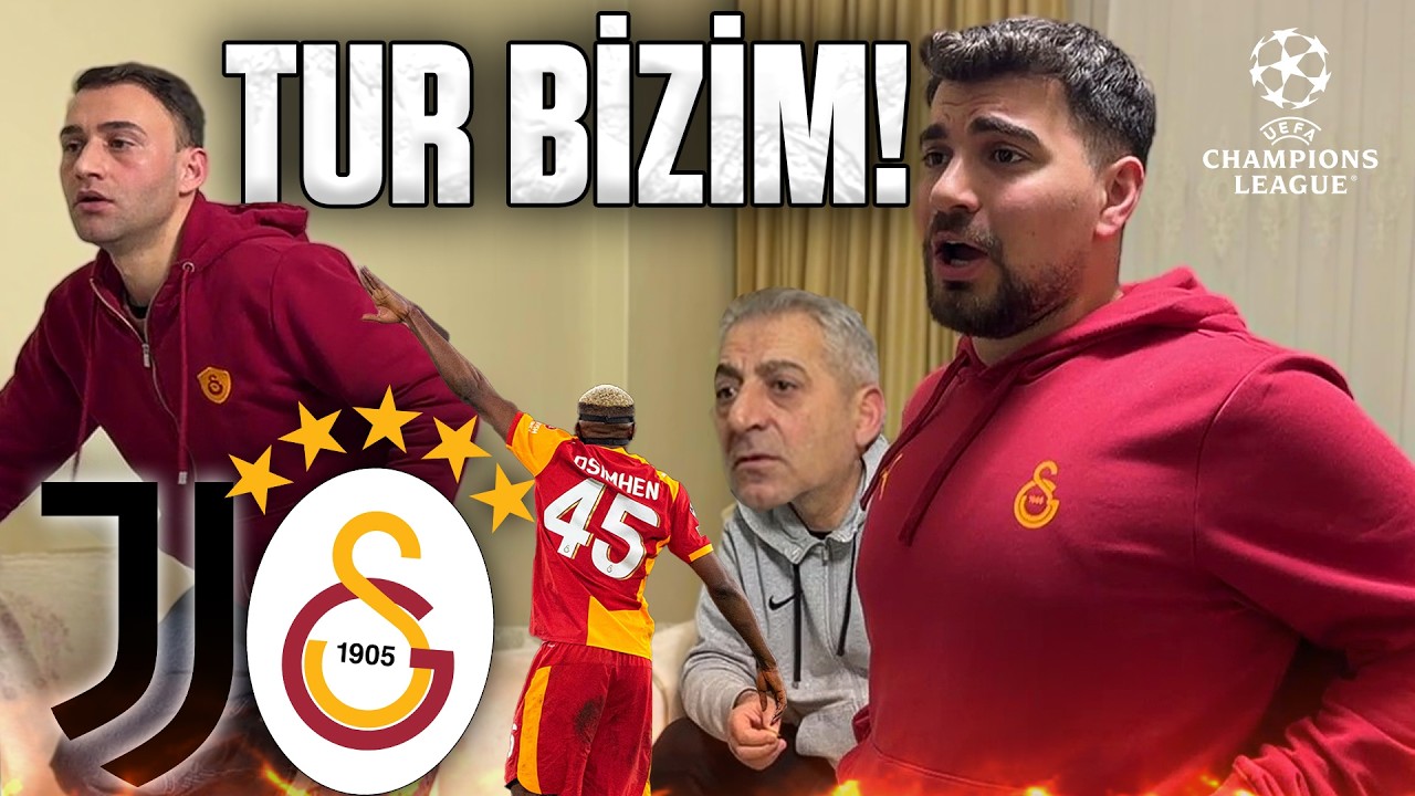 BABAMIN SAÇLARI DÖKÜLDÜ TANSİYONUMUZ ÇIKTI GALATASARAYLILAR ÇILDIRDI | Juventus 3-2 Galatasaray