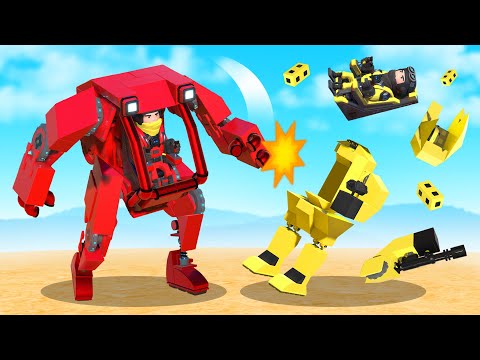 Build the STRONGEST Mech, then FIGHT in Trailmakers