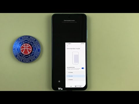 One-handed mode on Xiaomi Redmi Note 10 Android 11