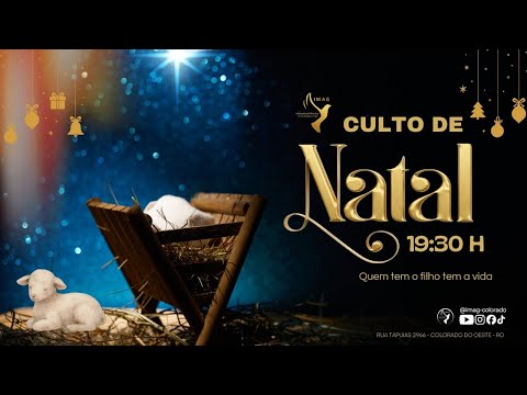 🔴 CULTO DE NATAL 21.12.25 | 19:30H