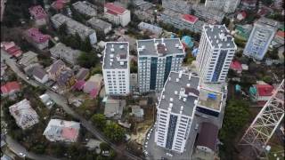 Летаем над ЖК Альпика! || Недвижимость в Сочи с квадрокопотера