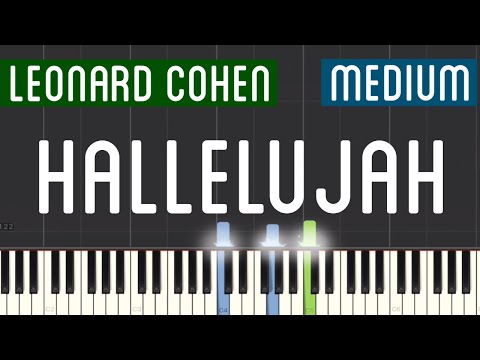 Leonard Cohen - Hallelujah Piano Tutorial | Medium