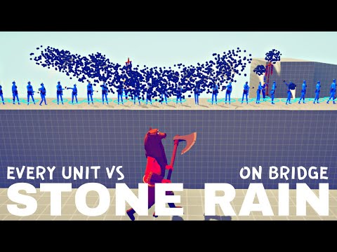 Raining Stones VS Every Unit : TABS - Totally Accurate Battle Simulator