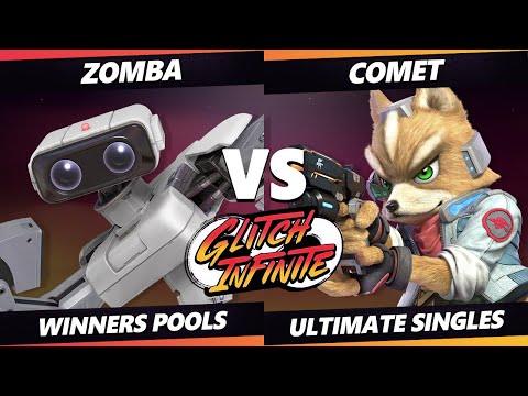 Glitch Infinite - Zomba (ROB) Vs. Comet (Fox) - SSBU Ultimate Tournament